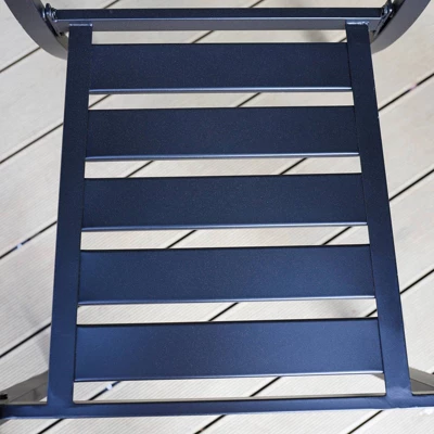 2pk Outdoor Steel Dining Arm Chairs - Captiva Designs - Image 4