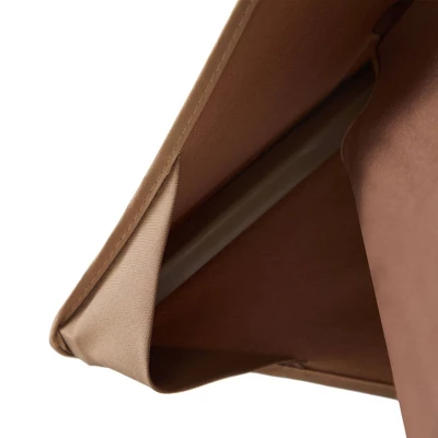 10' X 12' Outdoor Garden Gazebo With Skirts Tent Canopy Beige - Captiva Designs - Image 3