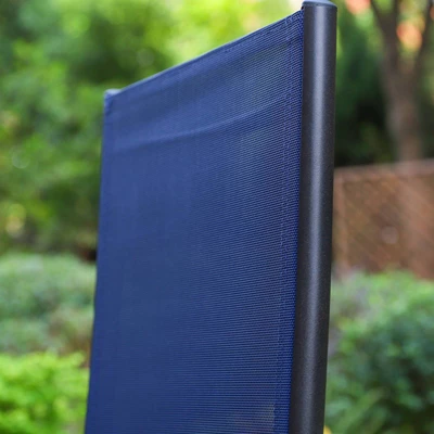 2pk Outdoor 7 Position Arm Chairs With High Backs & Aluminum Frames - Captiva Designs - Image 7