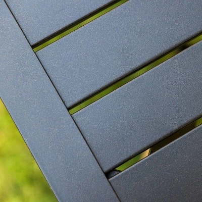 5pc Patio Dining Set With 360 Swivel Chairs With Cushions And Square Steel Table - Captiva Designs - Image 4