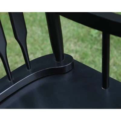 Outdoor Poplar Wood Rocking Chair - Captiva Designs - Image 4