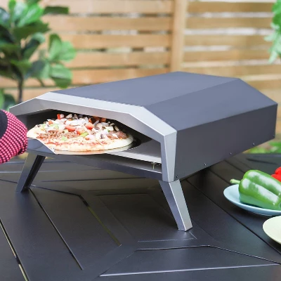 Captiva Designs E02GR011 Propane Gas Outdoor Pizza Oven - Black - Image 2