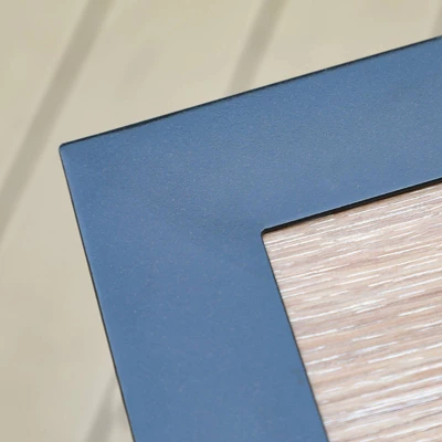 Outdoor Square Steel Dining Table - Captiva Designs - Image 3