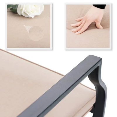 5pc Outdoor Set With Swivel Chairs & 34" Propane Fire Pit Table - Captiva Designs - Image 8