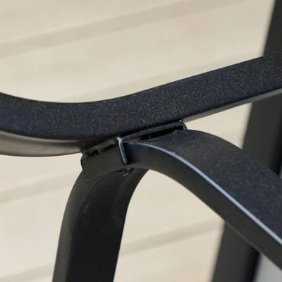 Outdoor Square Steel Dining Table - Captiva Designs - Image 9