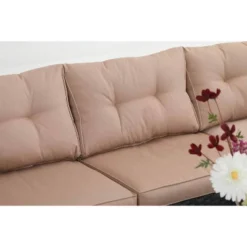 Captiva Designs 3pc Wicker Rattan Outdoor Furniture Set