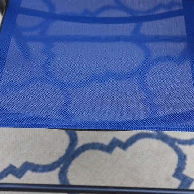 2pk Outdoor 7 Position Arm Chairs With High Backs & Aluminum Frames - Captiva Designs - Image 10