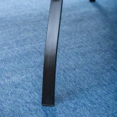 5pc Outdoor Dining Set With Seat & Back Cushions & Square Metal Table With Umbrella Hole - Captiva Designs - Image 9