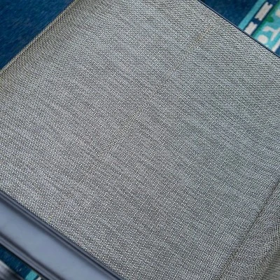 5pc Outdoor Dining Set With Padded Sling C-Spring Chairs & Round Metal Table With Umbrella Hole - Black - Captiva Designs - Image 8