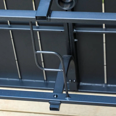 7pc Patio Dining Set With 360 Swivel Chairs With Cushions And 59"x35" Steel Table - Captiva Designs - Image 4