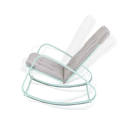 Outdoor Rocking Chair - Green - Captiva Designs - Image 2