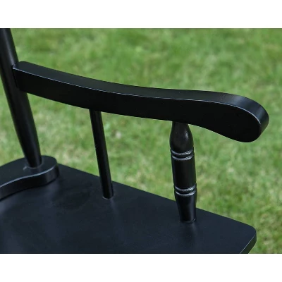 Outdoor Poplar Wood Rocking Chair - Captiva Designs - Image 5