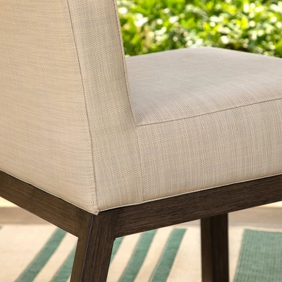 5pc Outdoor Dining Set With Round Painted Table With Umbrella Hole - Captiva Designs - Image 3